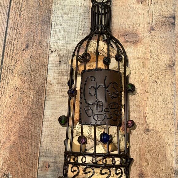 CORK CAGE WINE BOTTLE - Picture 5 of 7